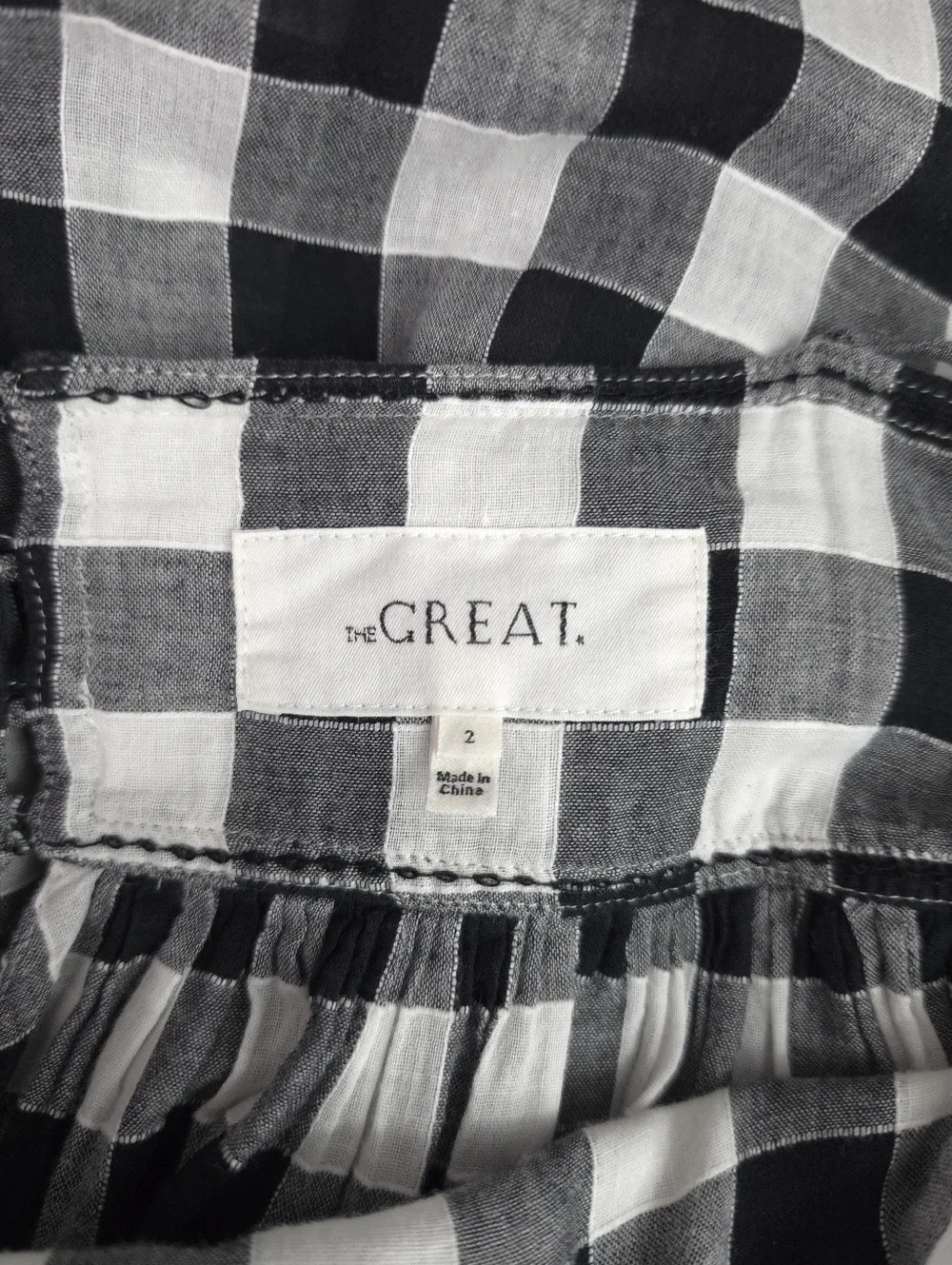 The Great. The Dainty Gingham Dress - Picture 7 of 12